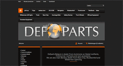 Desktop Screenshot of defparts-webshop.com